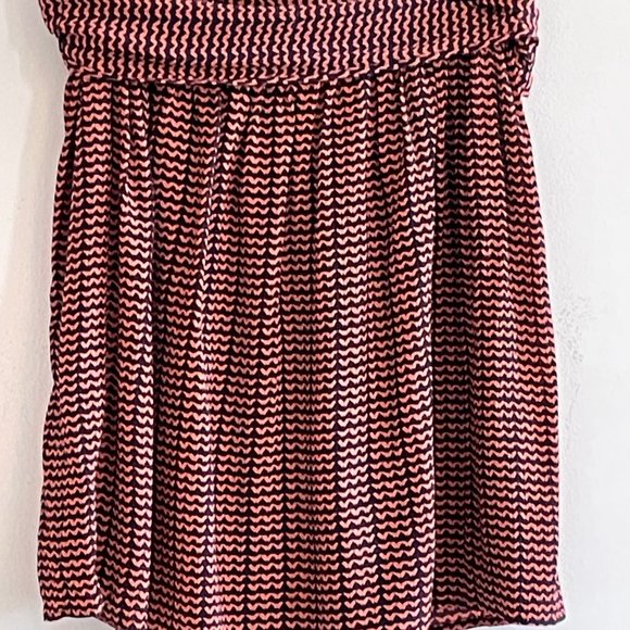 Apiece Apart Baja Tie Skirt – Navy & Burnt Orange – Silk – Size 4 - Picture 6 of 7